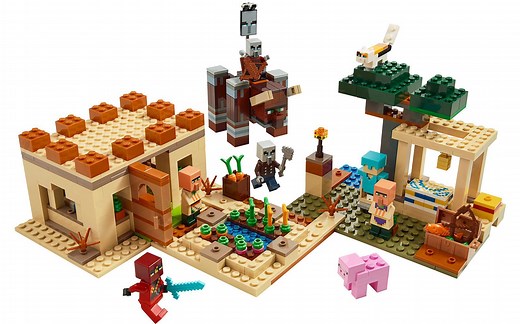 乐高 LEGO 21160 Minecraft 我的世界 灾厄村民突袭 2020速拼评测