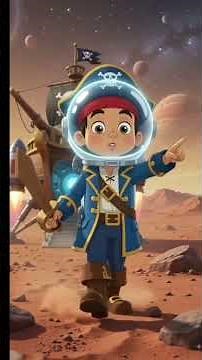 Jake and the Neverland pirate’s 🏴‍☠️space “ship “ adventure “let’s learn the plannets