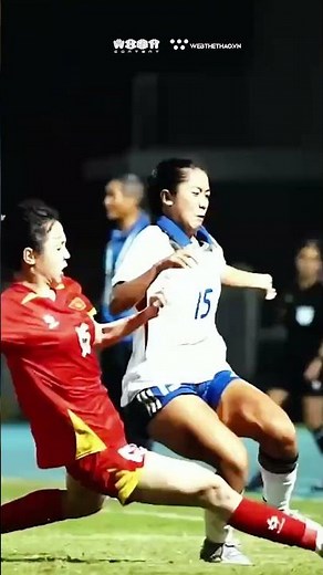 Tran Thi Duyen's fiery clearance has been compared to that of Sergio Ramos.
