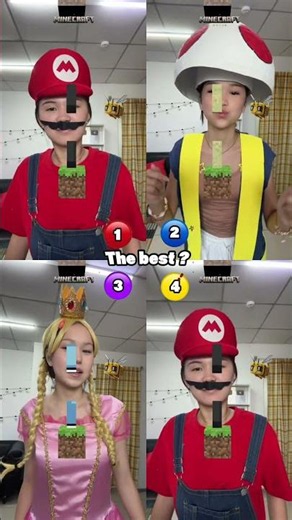 SUPER MARIO BROS SKIN IN MINECRAFT #youandmeshow #supermario #supermariobros