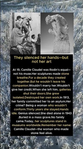 Camille Claudel: The Sculptor They Locked Away