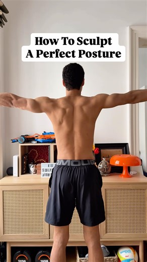 Forward Shoulders Posture ⚒️ #posturecorrection #forwardshoulders #homeworkout #keepsculpting