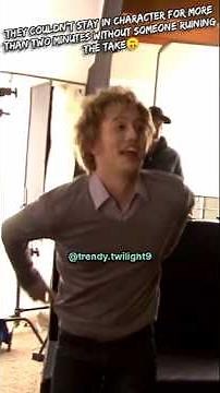 Twilight_Bloopers from New Moon's Most Intense Scene.. 😄 #twilight#edwardcullen#bloopers