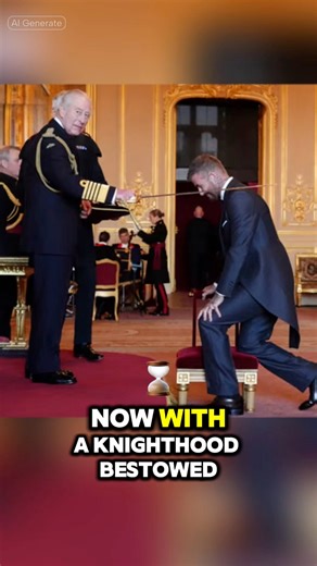 How David Beckham was Knighted and Became a Sir #DavidBeckham | The History Lords