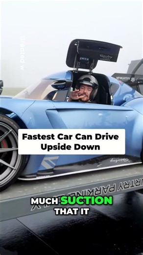 Fastest Car's CRAZY Suction Power! Upside Down Driving!