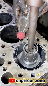 Insane Liner Sleeve Polishing Process 🔥 Diesel Engine Rebuild #shorts