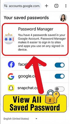 🔐 How to View Saved Passwords on Google Account 🔓🔑 See All Saved Password In Google Gmail ‪@AppFixi‬