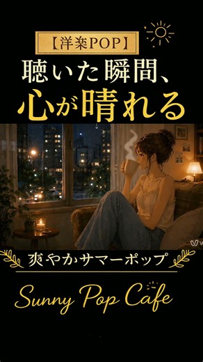 【洋楽POP】聴いた瞬間、心が元気になる｜爽やかサマーポップ10曲｜Sunny Pop Cafe #カフェbgm #barbie #作業用bgm