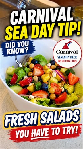 Most Carnival Passengers NEVER Find This Hidden Food Spot 🥗🚢