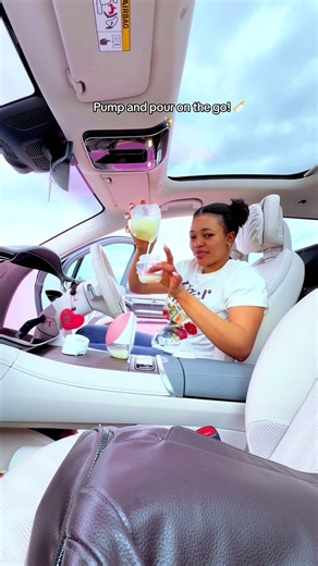 Pump and pour on the go! 🍼✨#olivia_chukwu | How To Froth Milk