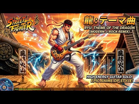 Street Fighter II - Ryu's Theme [AI Audio Remix] | Ultra High Fidelity 2026 V2