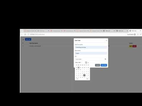 To Do List Application projects using html, css, javascript, bootstrap