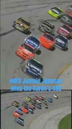 #OTD 20 years ago ‪@JimmieJohnson‬ wins the Aaron’s 499 ‪@TalladegaSuperS‬