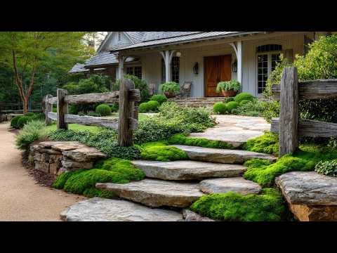 Small Front Yard, Big Impact 🌿 Rustic Farmhouse Garden, Fence & Patio Ideas That Feel Luxurious