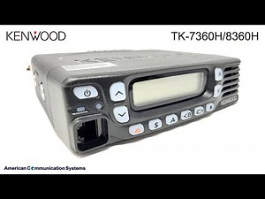 Kenwood TK-7360H / TK-8360H Analog Mobile Two-way Radio