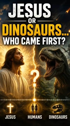 Jesus or Dinosaurs. Who Came First? 🦖✝️