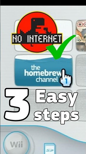How to mod your Wii without an Internet Connection! (Easy)