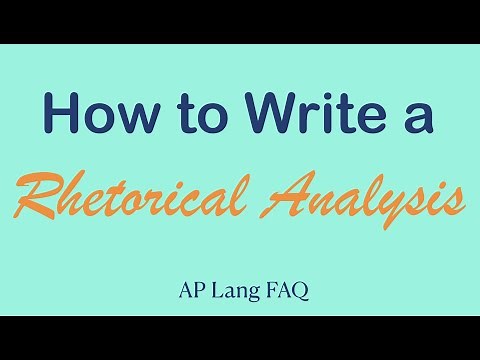 How to Write a Rhetorical Analysis Essay | UPDATED | Coach Hall Writes