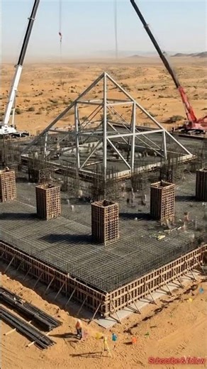 World’s Biggest Pyramid Hotel Built From Scratch | Full Construction Timelapse 🏗️✨