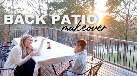 Our New Home Back Patio Makeover 🎉 Home Tour We were so excited to finally get to makeover our new back deck covered patio. This is the space we dreamed about when we first saw this home - sipping coffee by the river from our back deck and seeing it finally come to life has been amazing! Help the planet and your wallet by shopping on ThredUp https://tdup.co/THEMILLERS and use code MILLERS to get 35% off plus free shipping on your first order (Offer expires 4/1/24. Applies to US customers only a