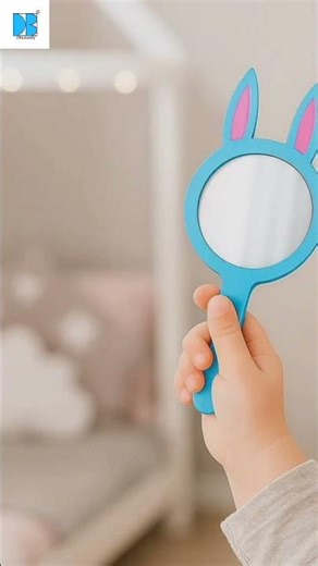 DIY Bunny Mirror Craft | Easy Kids Painting Activity