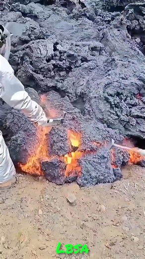 A volcano is an opening in a planetary body's crust through which molten rock, gases, and ash erupt from the interior, often forming a mountain. #education #knowledge #science #facts #short #physics #sciencefiction #sciencenews #scienceexperiments #sciencefacts #volcano #volcanobay | Life Boat Science Academy