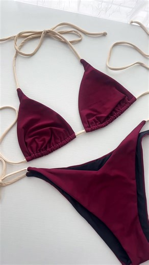 unfolding a spring favorite ♥️ #bikini #set #springbreak #vybswim #swimwear