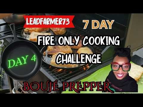 Day 4 Fire Only Cooking | Pancakes, French Toast & Eggs Over Fire @leadfarmer73
