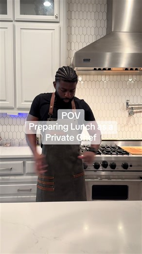 Preparing Lunch for a Client: Private Chef Experience