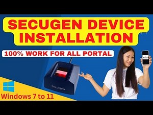 How To Install Secugen Biometric Device In Windows 10 II Secugen Device Install ‪@roinetsolution6846‬