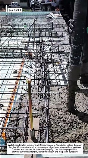 Concrete Foundation Rebar Installation & Pumping – Precision Setup for Maximum Strength