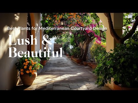 Lush and Beautiful: Best Plants for Mediterranean Courtyard Design