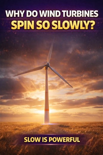 Why Do Wind Turbines Spin So Slowly?