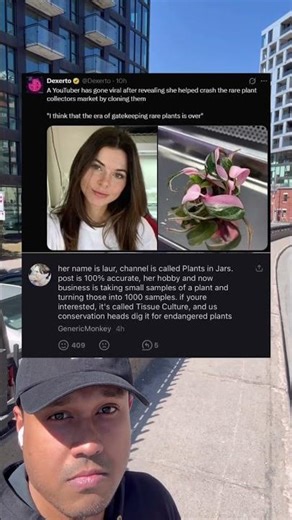 She Ended Rare Plant Gatekeeping With Science 🌱🔥 #Plants #BusinessMoves