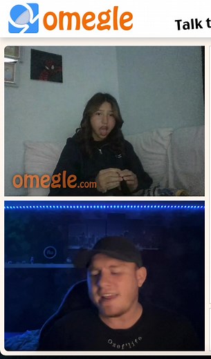 Engaging Conversations on Omegle: A Split-Screen Interaction