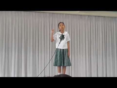 "Be My True Friend" : Bea's Grade4 Declamation Piece