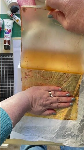 Gel Print Peel & Reveal | Texture + Golden Glow