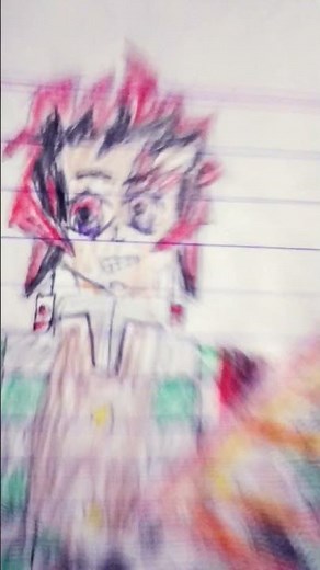 I drawed tanjiro kamado hinokami kagura