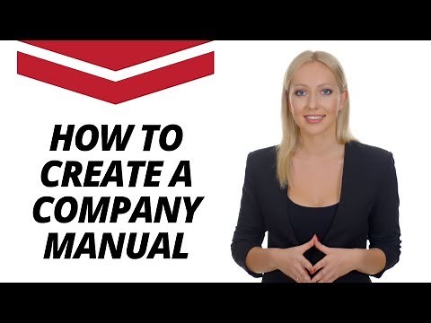How To Create A Company Manual