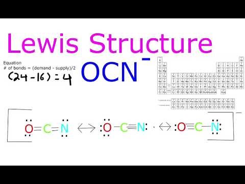 OCN- Lewis Structure