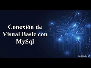 Conexión Visual Basic con MySql