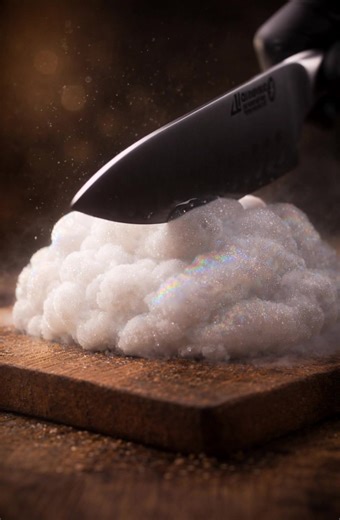 POV: you slice a fluffy cloud and it starts melting 💧☁️ #asmr #satisfying #oddlysatisfyingvideo #clouds #asmrsounds