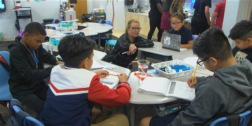 Wendy Knuth from Bashaw Elementary is this Month’s Chalkboard Champion