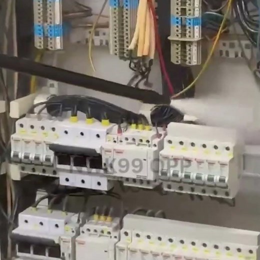 Is This The Safest Way To Clean Live Panels? 🔌 #electrical #safety