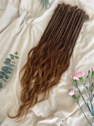 30 Dreadlocks Human Hair Long and Soft Ends Natural Dreads Single Ended Crochet Dread - Etsy