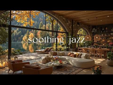 Soothing Relaxing Jazz in a Hidden Forest Lounge | Tranquil Jazz Melody for Work & Positive Moods