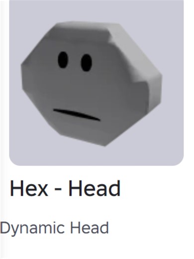 Roblox 3D Faces & Hex Head - OblivionStock