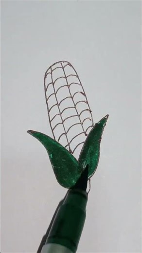 🌽 Simple Corn Drawing | Easy & Cute Food Art 🎨 #art