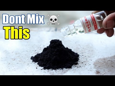 Glycerin and Potassium Permanganate Reaction