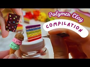 15 Adorable Miniature Food Tutorials Using Polymer Clay 🍰💕
